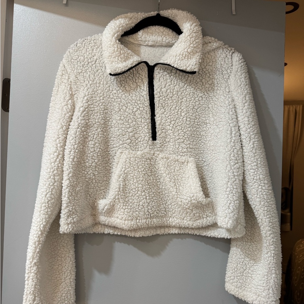 Cozy White Sherpa Jacket